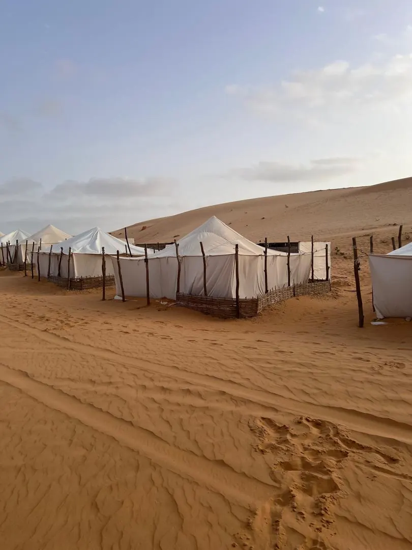 Tiendas del campamento de Lompoul