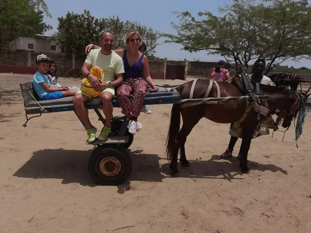 Paseo en carreta por la sabana